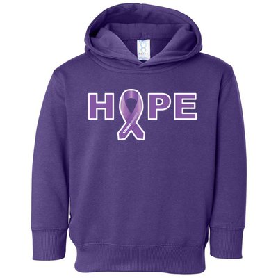 Alzheimer's Disase Awareness Ribbon Toddler Hoodie