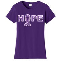 Alzheimer's Disase Awareness Ribbon Women's T-Shirt