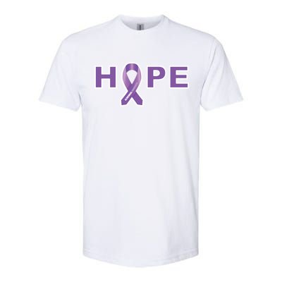 Alzheimer's Disase Awareness Ribbon Softstyle® CVC T-Shirt