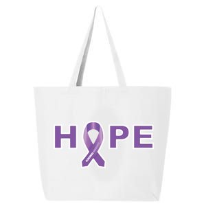 Alzheimer's Disase Awareness Ribbon 25L Jumbo Tote