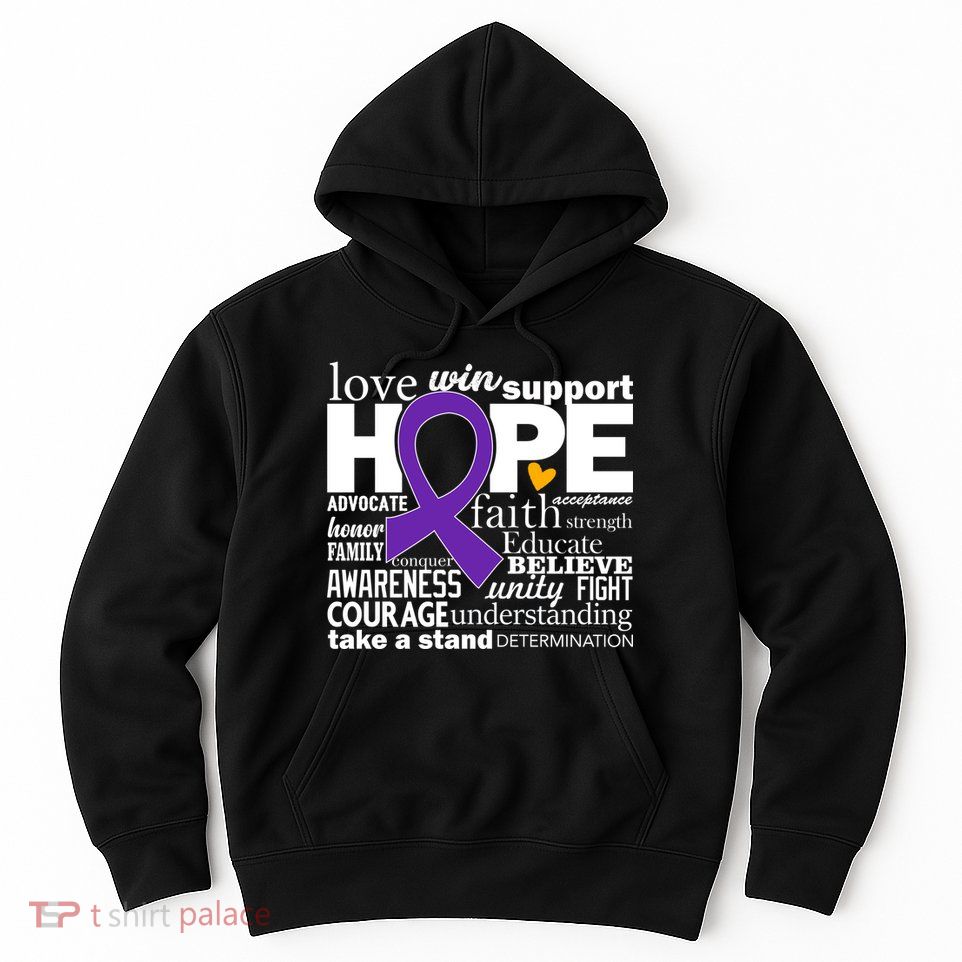 Alzheimer's Hope Love Support Hoodie