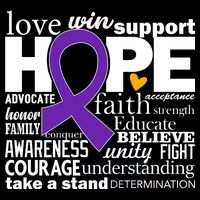 Alzheimer's Hope Love Support Impact Tech Backpack