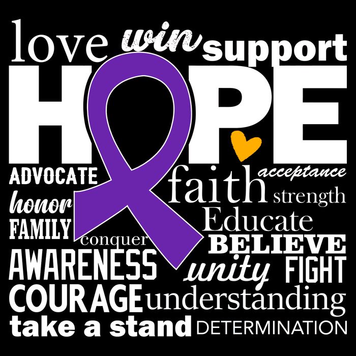 Alzheimer's Hope Love Support Impact Tech Backpack