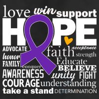 Alzheimer's Hope Love Support 11oz C Handle Ceramic Mug