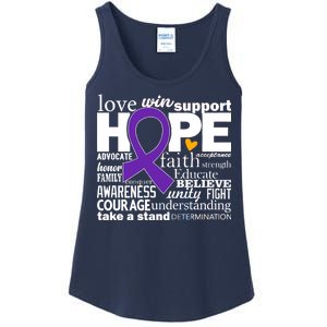 Alzheimer's Hope Love Support Ladies Essential Tank