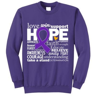 Alzheimer's Hope Love Support Sweatshirt