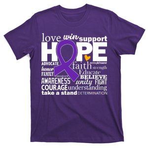 Alzheimer's Hope Love Support T-Shirt