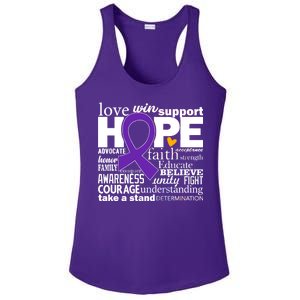 Alzheimer's Hope Love Support Ladies PosiCharge Competitor Racerback Tank