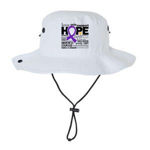 Alzheimer's Hope Love Support Legacy Cool Fit Booney Bucket Hat