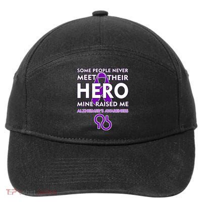 Alzheimer's Some People Never Meet Their Hero Mine Raised Me 7-Panel Snapback Hat