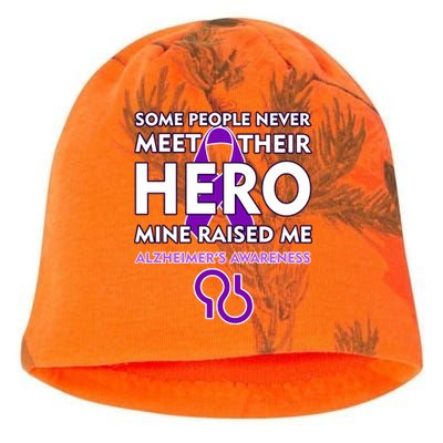 Alzheimer's Some People Never Meet Their Hero Mine Raised Me Kati - Camo Knit Beanie