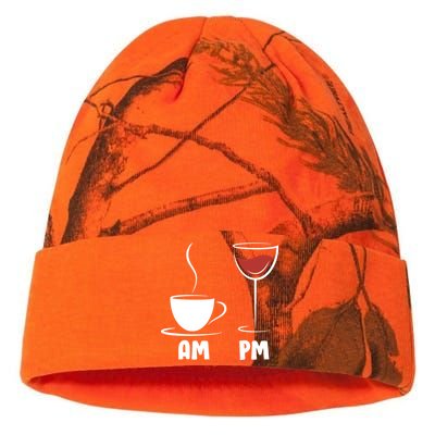 AM Coffee PM Wine Kati Licensed 12" Camo Beanie