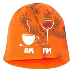 AM Coffee PM Wine Kati - Camo Knit Beanie