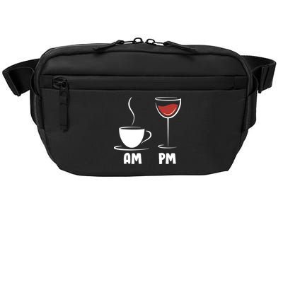 AM Coffee PM Wine Crossbody Pack