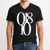 Andover Ma 01810 Original Zip Code Design V-Neck T-Shirt