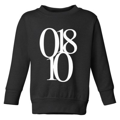 Andover Ma 01810 Original Zip Code Design Toddler Sweatshirt