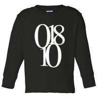 Andover Ma 01810 Original Zip Code Design Toddler Long Sleeve Shirt
