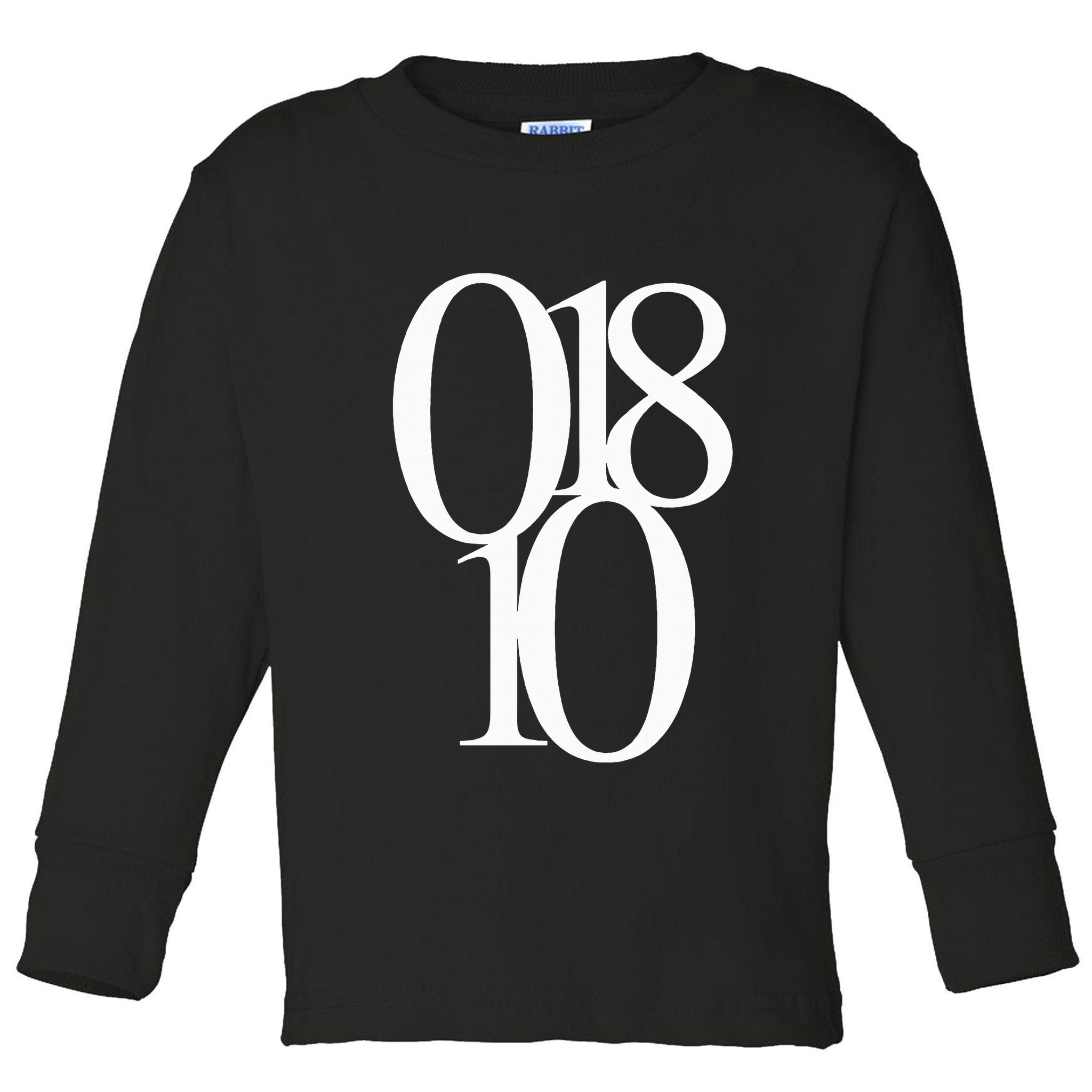 Andover Ma 01810 Original Zip Code Design Toddler Long Sleeve Shirt