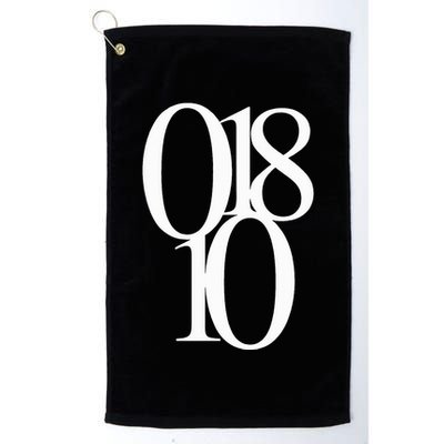 Andover Ma 01810 Original Zip Code Design Golf Towel
