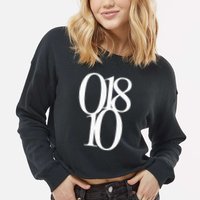 Andover Ma 01810 Original Zip Code Design Cropped Pullover Crew
