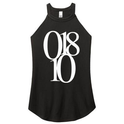 Andover Ma 01810 Original Zip Code Design Women's Perfect Tri Rocker Tank