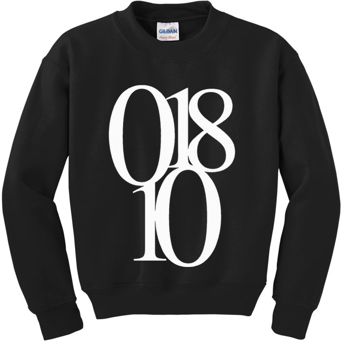 Andover Ma 01810 Original Zip Code Design Kids Sweatshirt