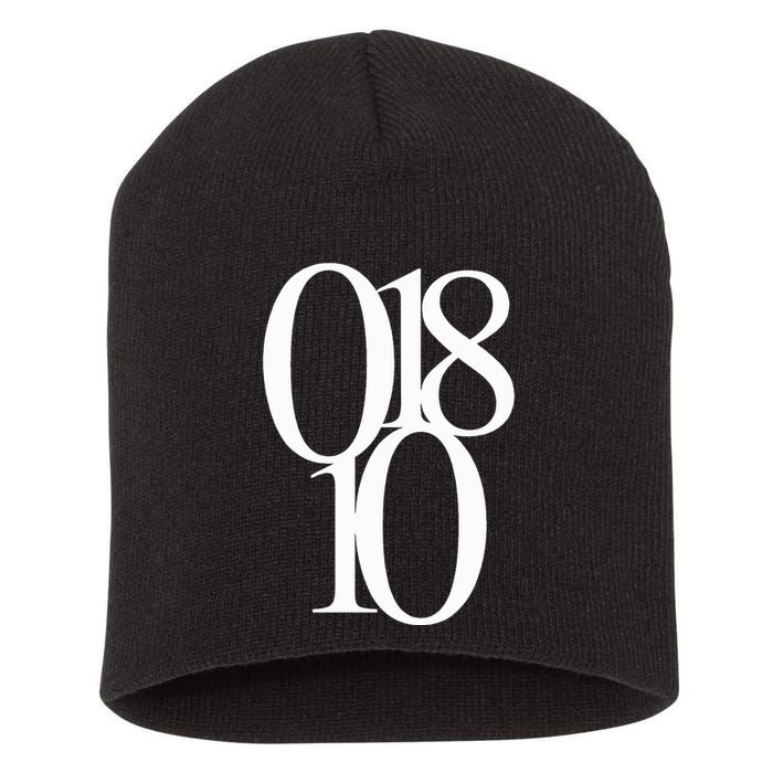 Andover Ma 01810 Original Zip Code Design Short Acrylic Beanie