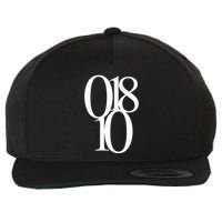 Andover Ma 01810 Original Zip Code Design Wool Snapback Cap