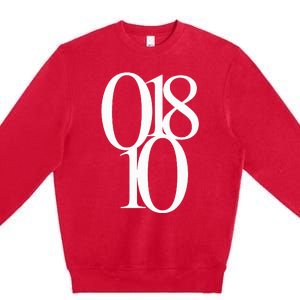 Andover Ma 01810 Original Zip Code Design Premium Crewneck Sweatshirt