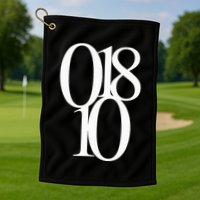 Andover Ma 01810 Original Zip Code Golf Towel