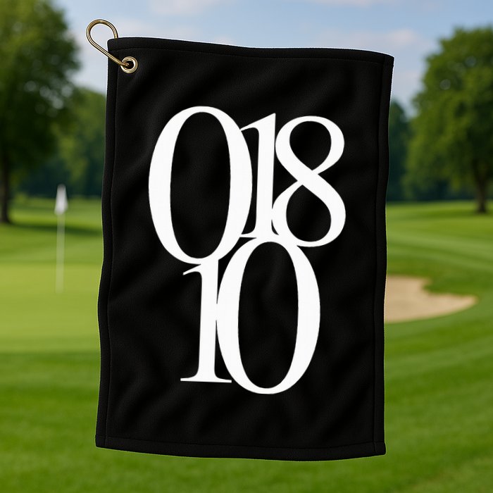 Andover Ma 01810 Original Zip Code Golf Towel