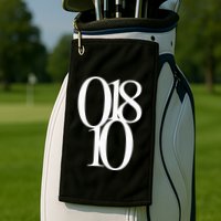 Andover Ma 01810 Original Zip Code Golf Towel