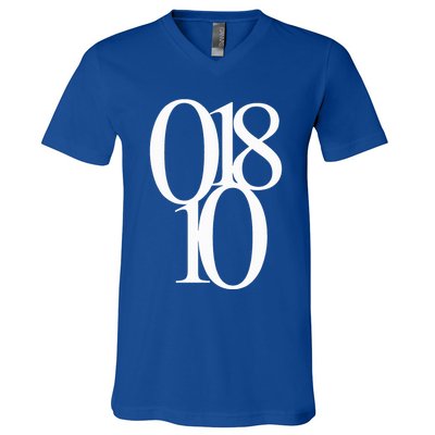 Andover Ma 01810 Original Zip Code V-Neck T-Shirt