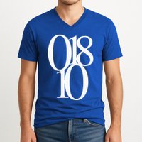 Andover Ma 01810 Original Zip Code V-Neck T-Shirt