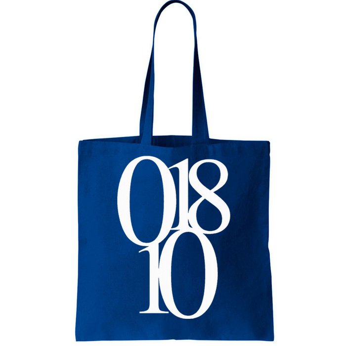 Andover Ma 01810 Original Zip Code Tote Bag