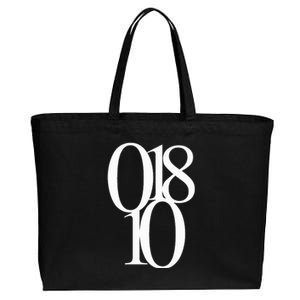 Andover Ma 01810 Original Zip Code Cotton Canvas Jumbo Tote