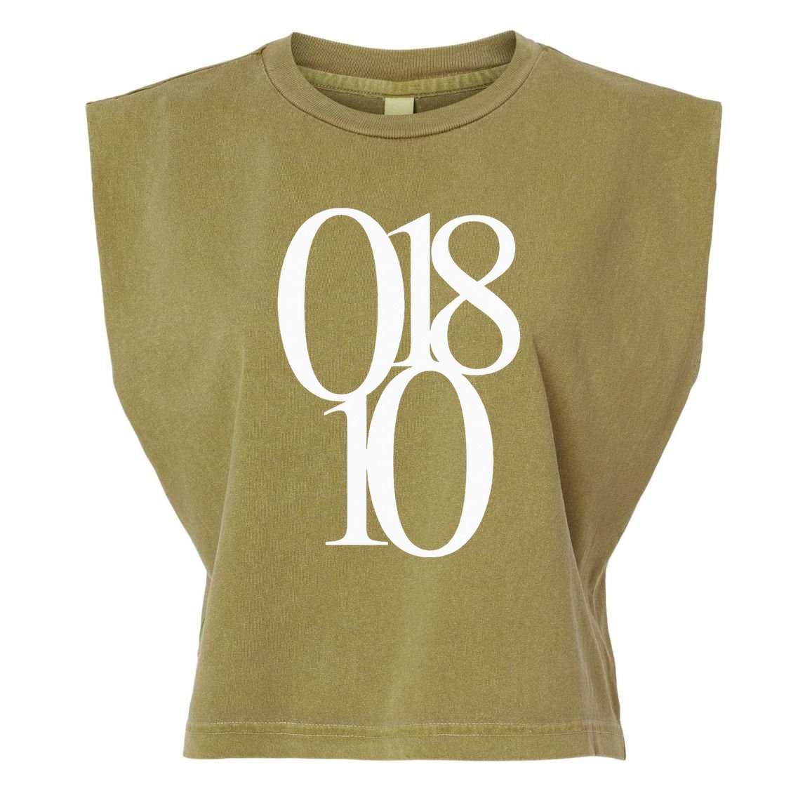Andover Ma 01810 Original Zip Code Garment-Dyed Women's Muscle Tee