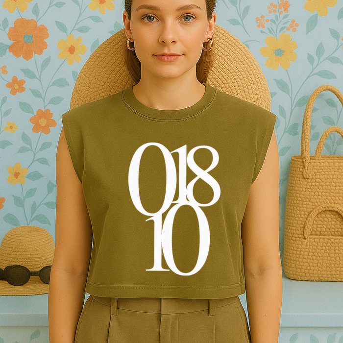 Andover Ma 01810 Original Zip Code Garment-Dyed Women's Muscle Tee