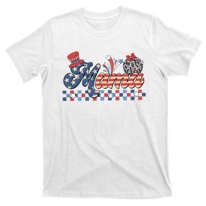 America Mama 4th Of July Independence Day T-Shirt