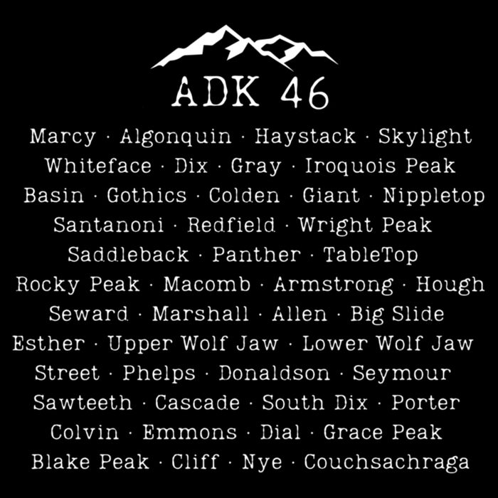 Adirondack Mountains 46 High Peaks Sustainable Bucket Hat
