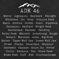 Adirondack Mountains 46 High Peaks Adult Drive Performance Visor