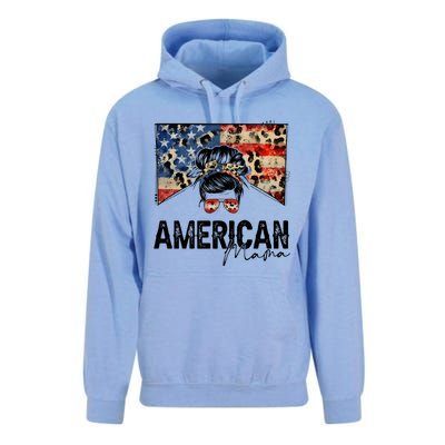 American Mama 4th Of July Gift Usa Gift Unisex Surf Hoodie