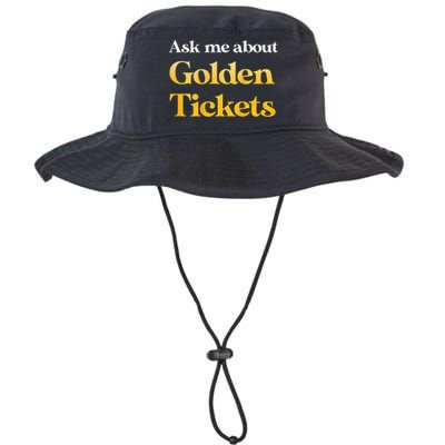 Ask Me About Golden Tickets Legacy Cool Fit Booney Bucket Hat