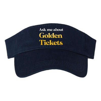 Ask Me About Golden Tickets Valucap Bio-Washed Visor