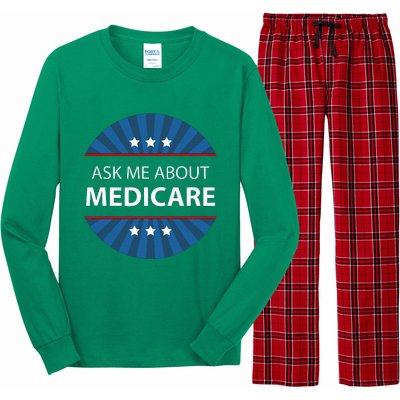 Ask Me About Medicare Long Sleeve Pajama Set