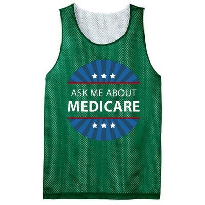 Ask Me About Medicare Mesh Reversible Basketball Jersey Tank