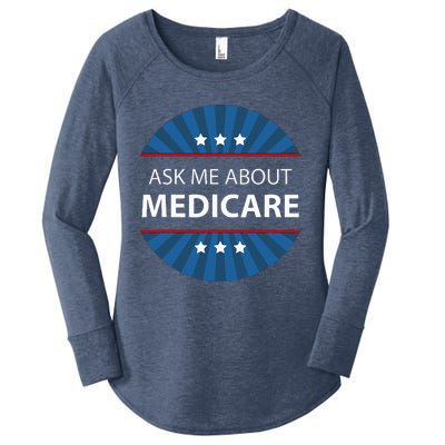 Ask Me About Medicare Women's Perfect Tri Tunic Long Sleeve Shirt