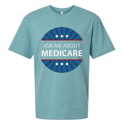 Ask Me About Medicare Sueded Cloud Jersey T-Shirt