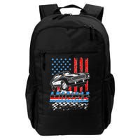 American Muscle American USA Flag Muscle Car Fan Backpack