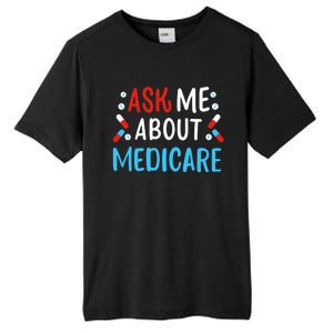 Ask Me About Medicare Tall Fusion ChromaSoft Performance T-Shirt